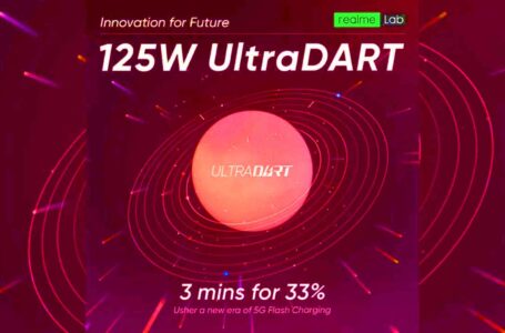 realme presents its 125W Ultra DART fast charging system
