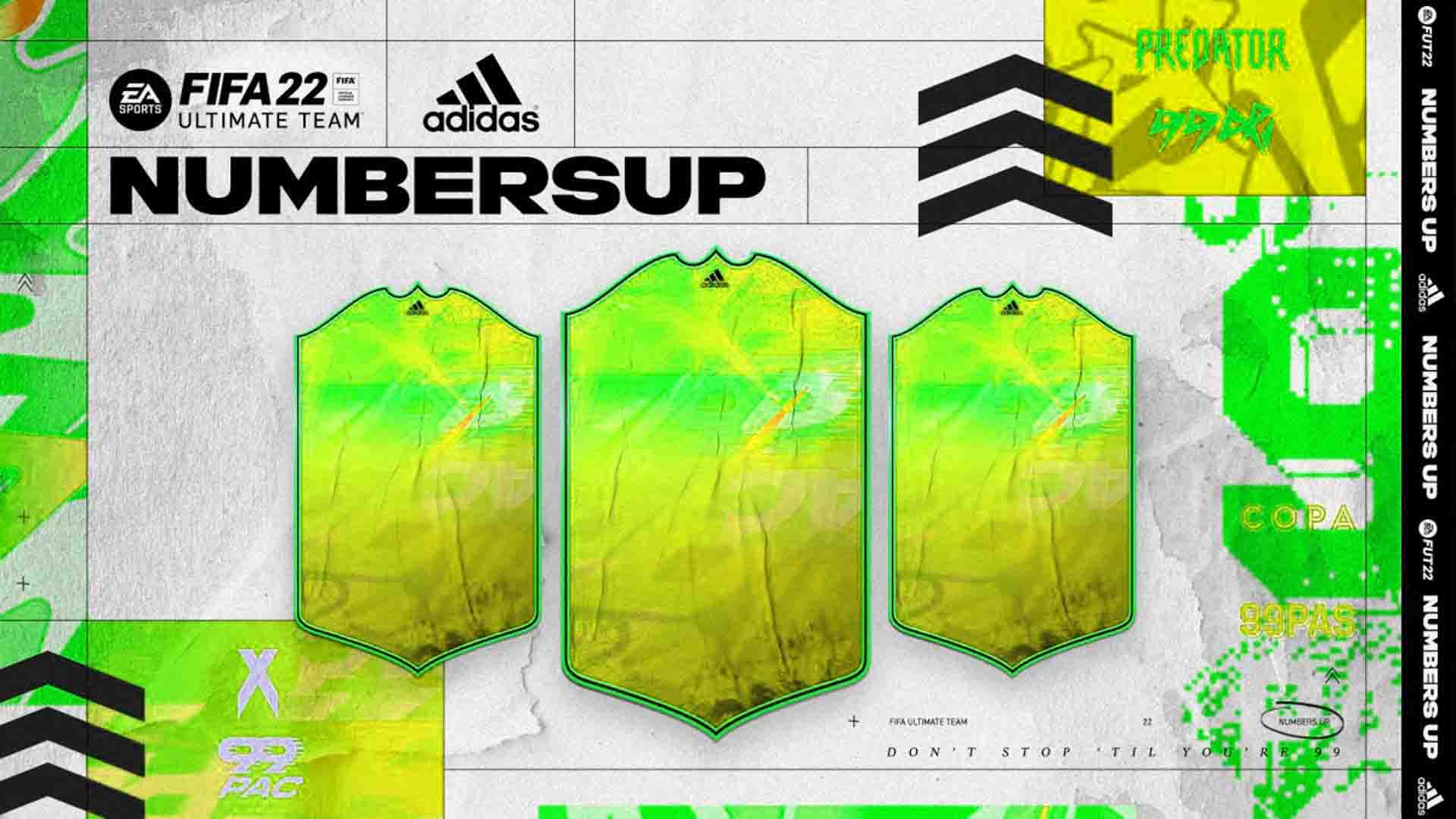 Numbers Up Adidas from FUT FIFA 22