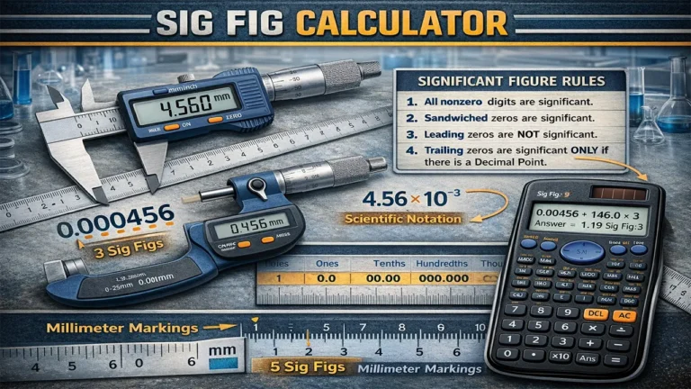 sig fig calculator
