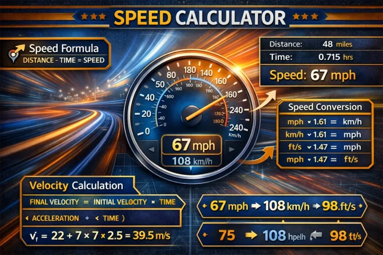 speed calculator