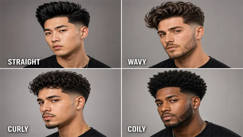 Blowout taper on straight, wavy, curly, and coily hair types