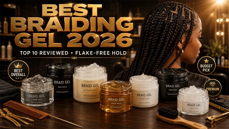 Best braiding gel products for sleek braids and edge control laid out 2026
