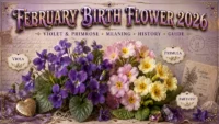 February birth flower violet and primrose complete visual guide 2026